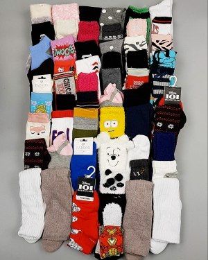 Носки дети СТОК зима - Сток оптом